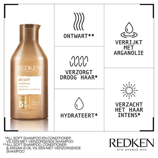 Redken All Soft Conditioner 300ML